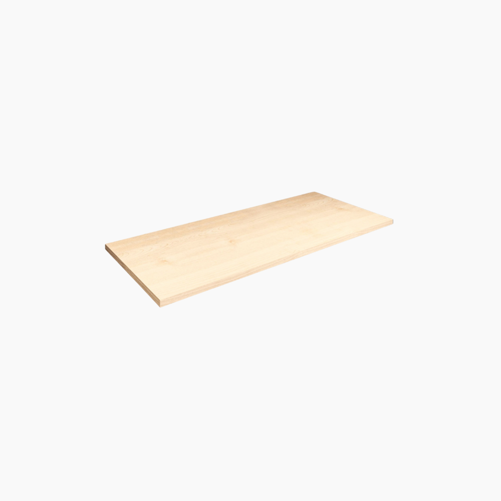 Mensola Legno Acero cm90x40 Spessore 22mm