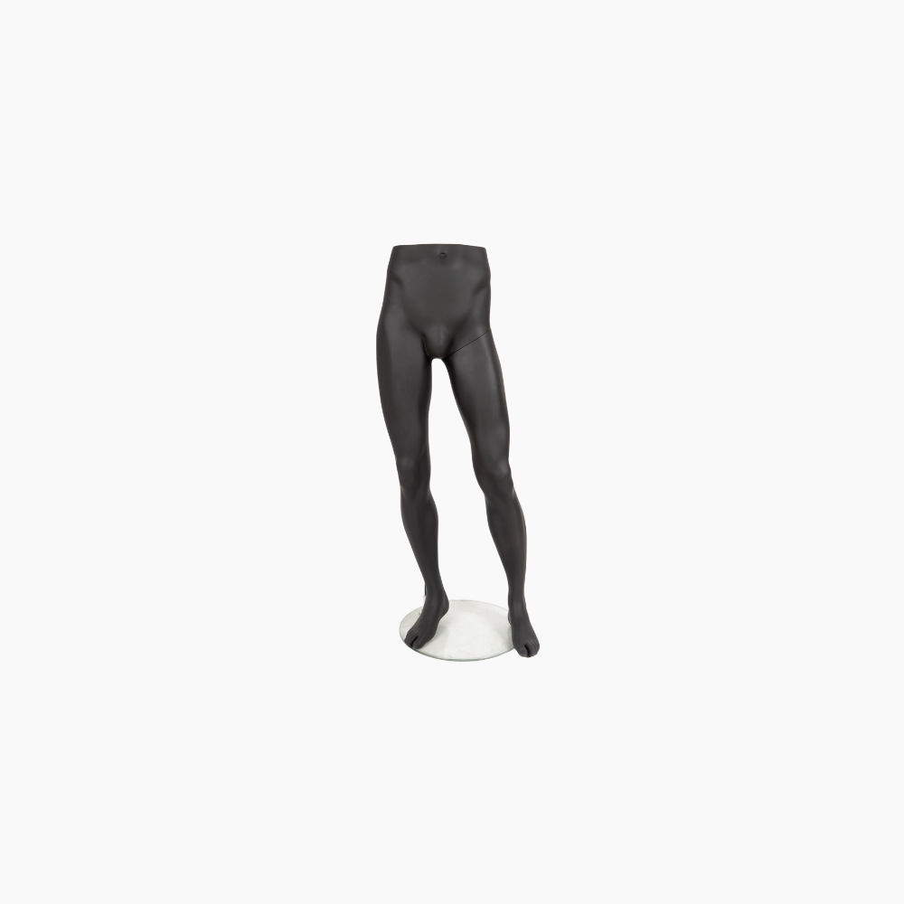 Gambe Uomo Nero Opaco