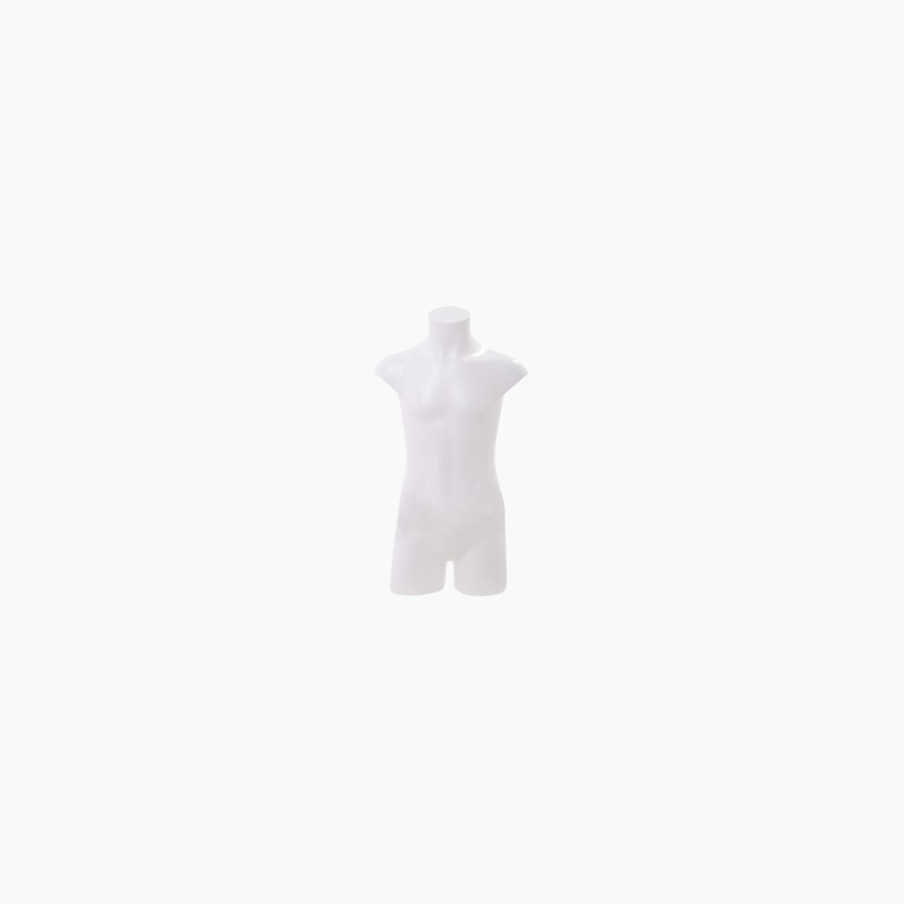 Torso bimbo/a 7/9 anni Plastica Bianco
