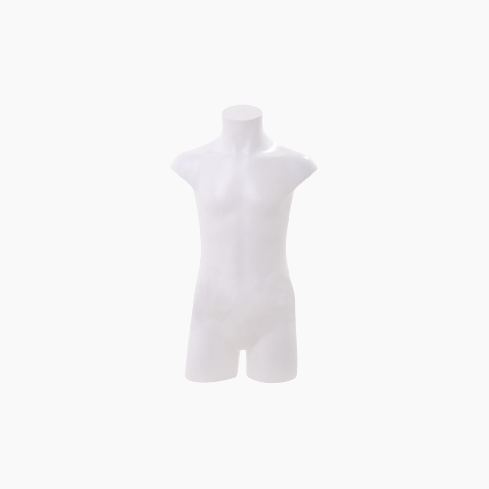 Torso bimbo/a 7/9 anni Plastica Bianco