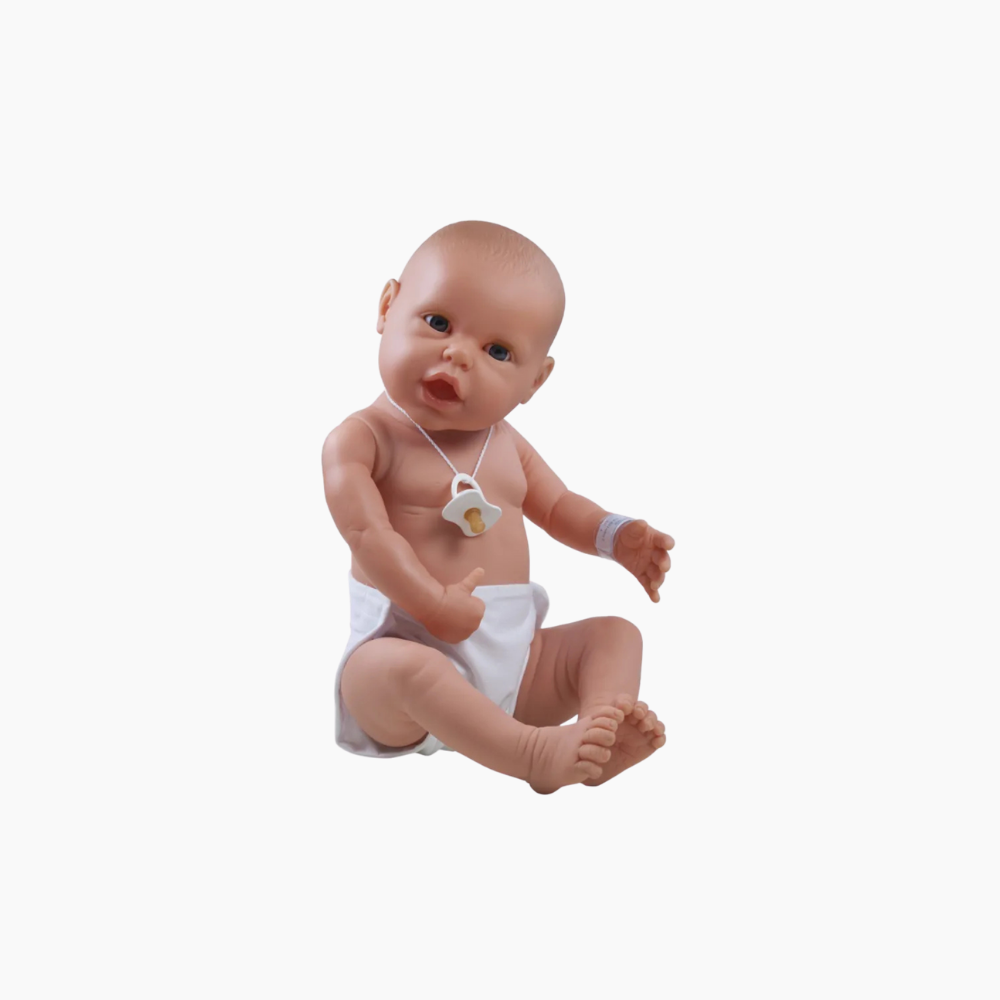 Bambolotto Neonato c/ciuccio Realistico Maschietto