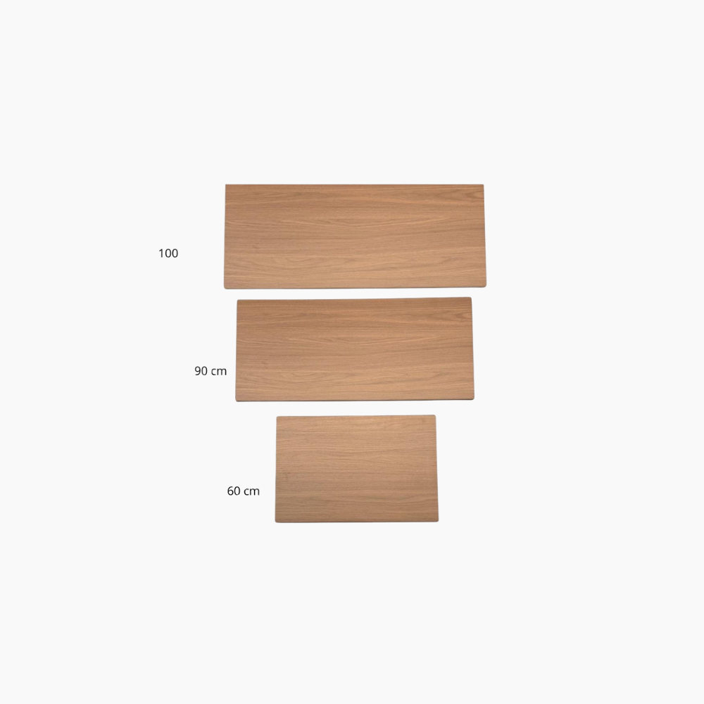 Mensola Legno Noce Canaletto cm90x40