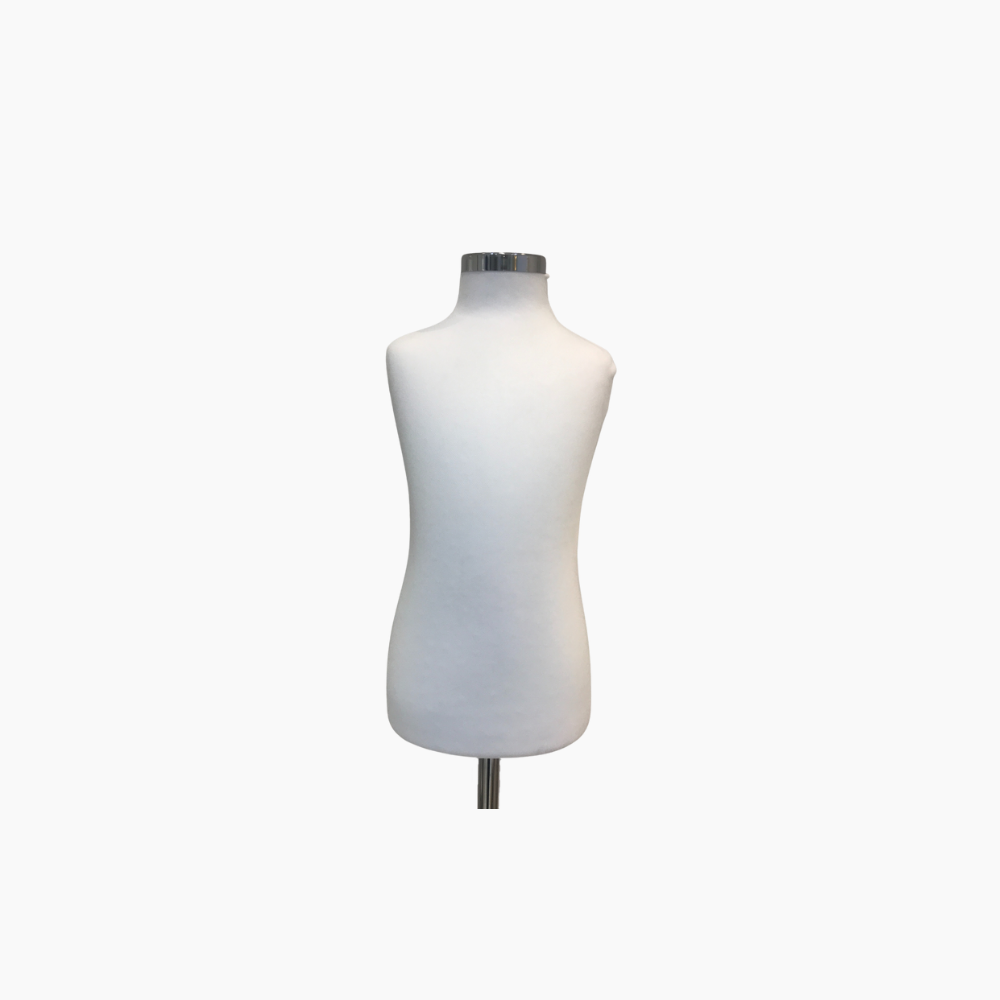 Busto Sartoriale Bambino 6/8 anni Bianco