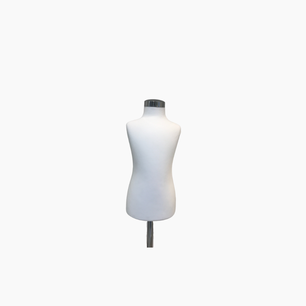 Busto Sartoriale Bambino 3/4 anni Bianco