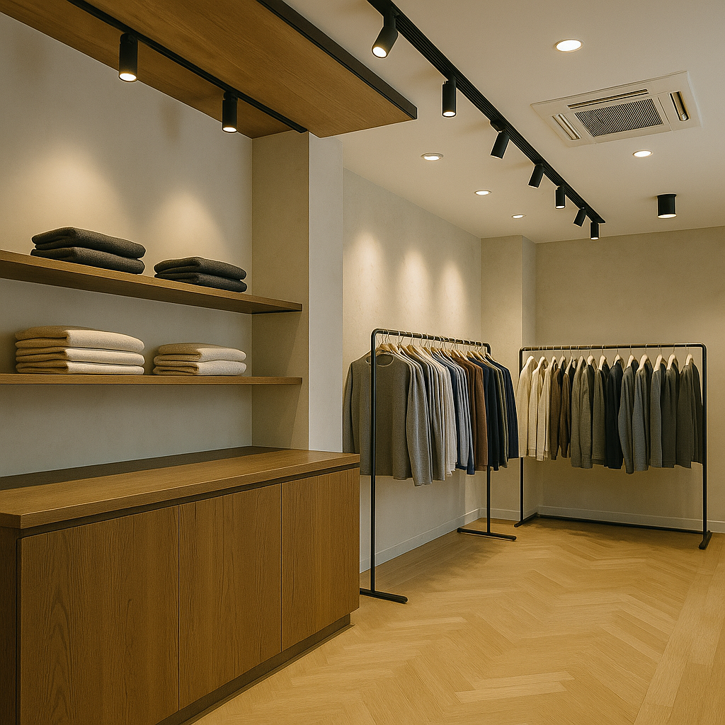 Illuminazione e materiali: combinare funzionalità ed estetica nell’arredo negozio