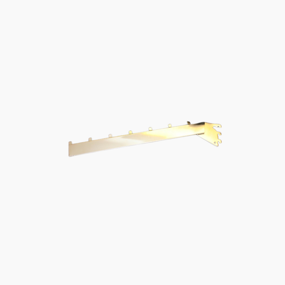 bracciolo / broche inclinata per cremagliera ts43 cromata
