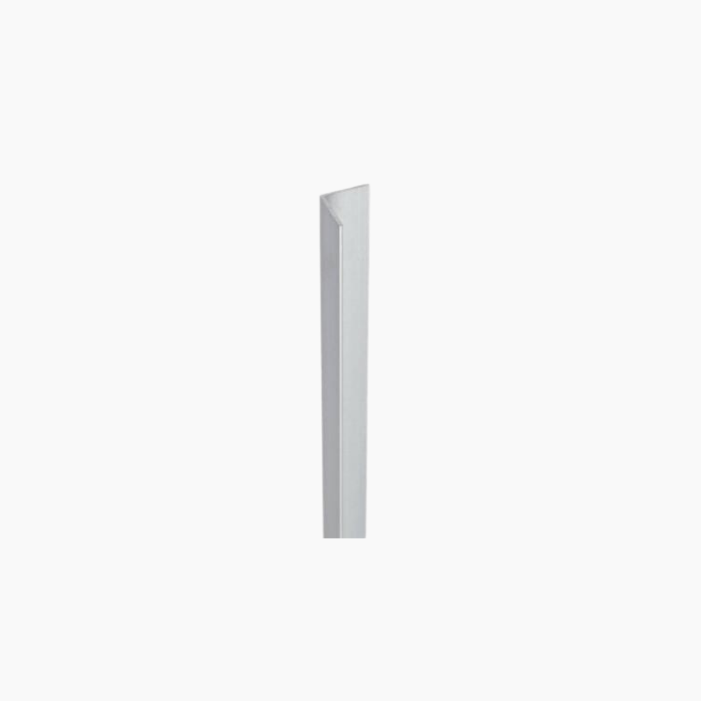 Angolare interno alluminio cm4x4 h246 per pannello dogato