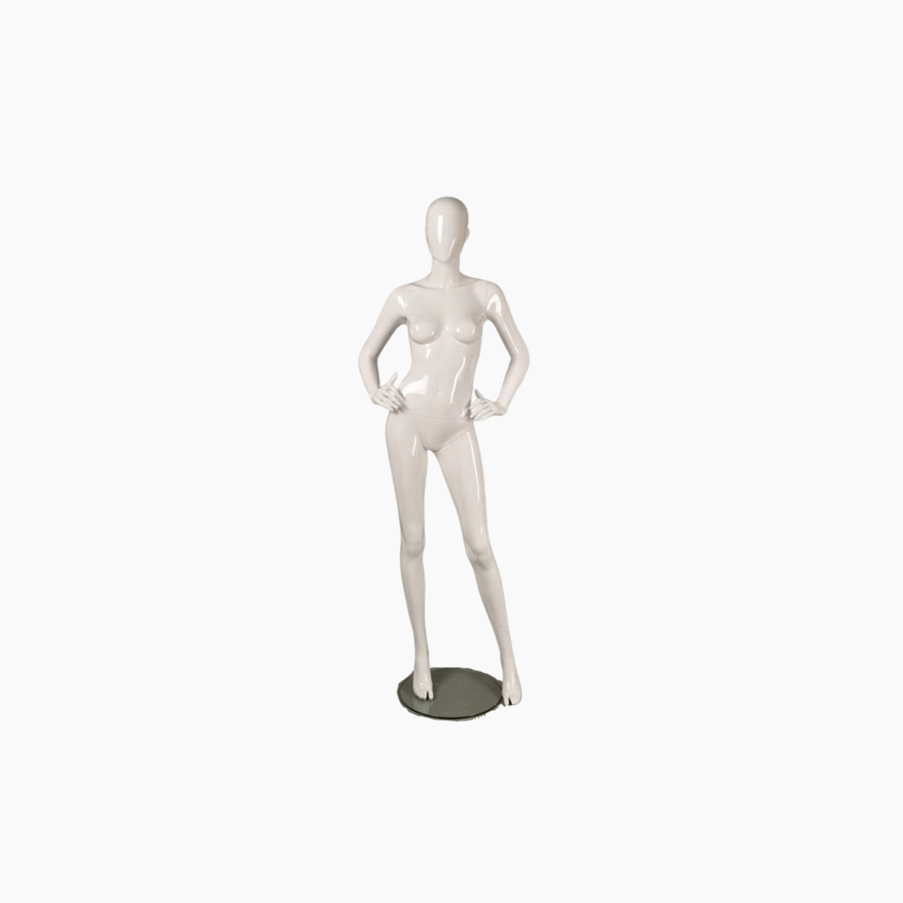 Manichino Donna Bianco Lucido ICE8