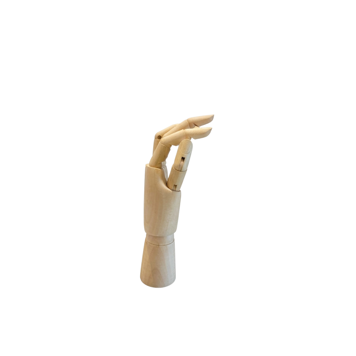 Mano Articolata Donna Legno Gioielli e Vetrina