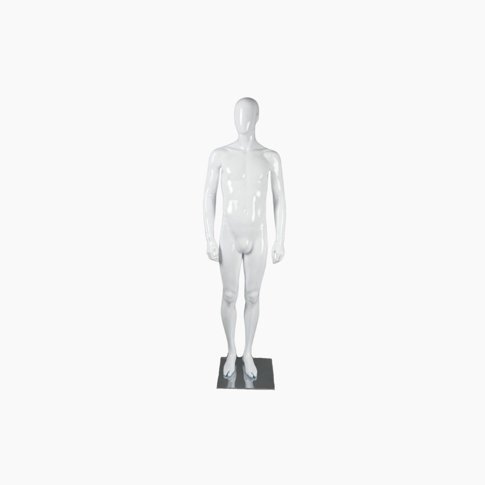 Manichino Uomo Bianco Lucido Gtng1