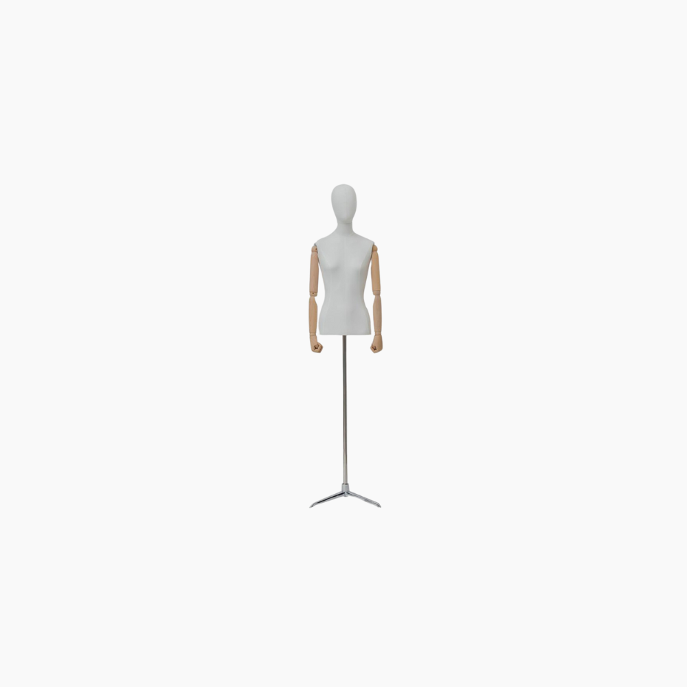 Busto Sartoriale Donna Bianco Base Cromo