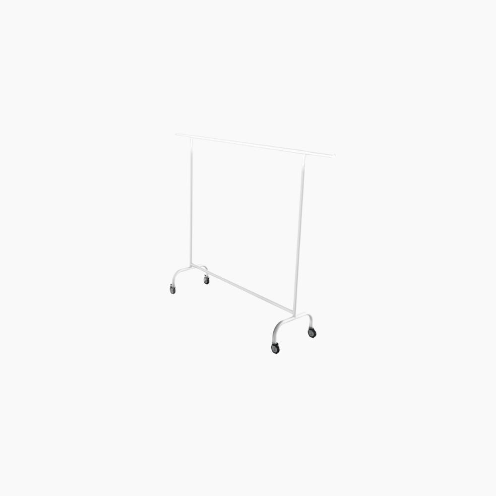 Stand Appendiabiti The Shopfitting Shop – Bianco, 1,8m X 1,5m, Telaio In Acciaio 32mm, Montaggio Senza Viti
