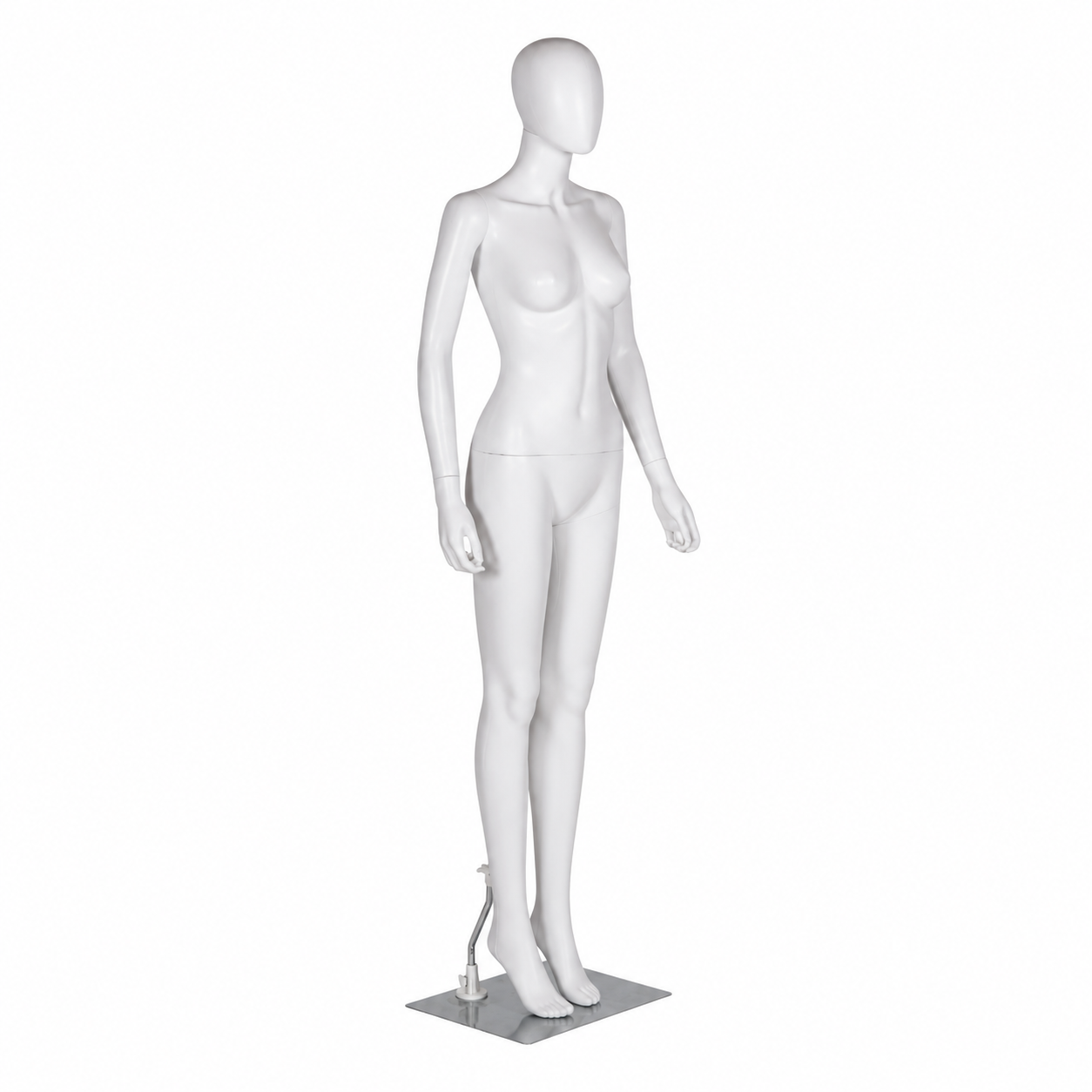 Manichino Donna Ecoplastic Bianco / Posizione Dritta