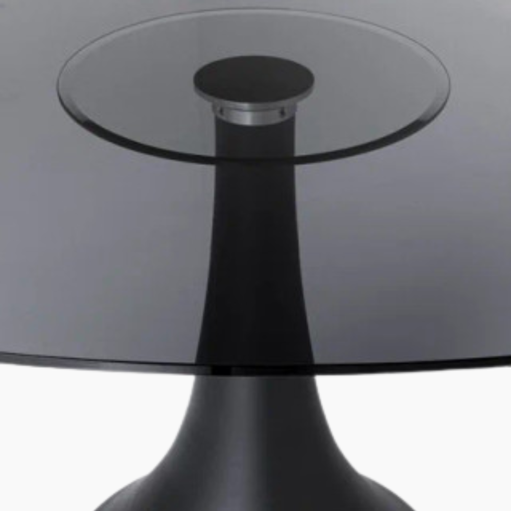Tavolo Ovale Vetro Fumè 86603