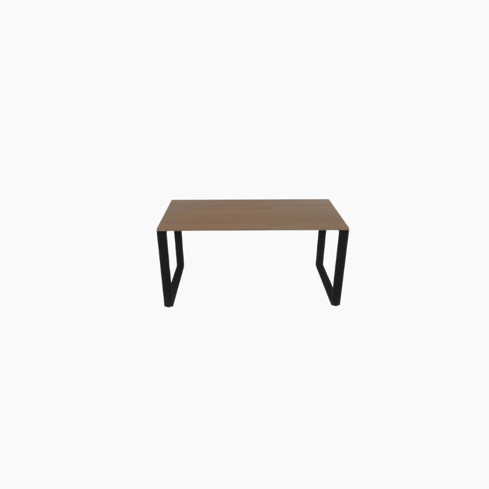 Scrivania cm140x80 Top Noce gamba ad anello