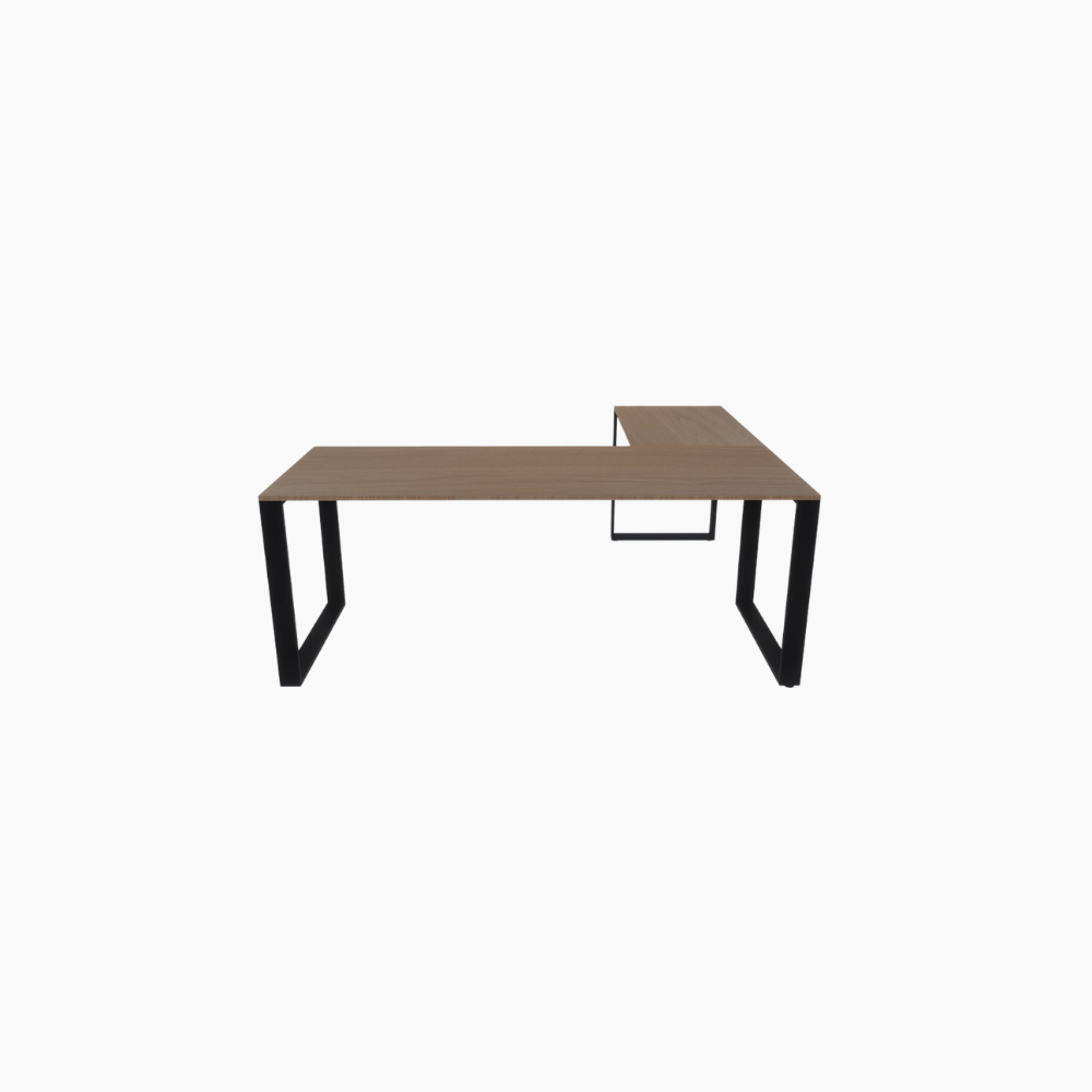 Scrivania con allungo  cm200X180 Top Noce