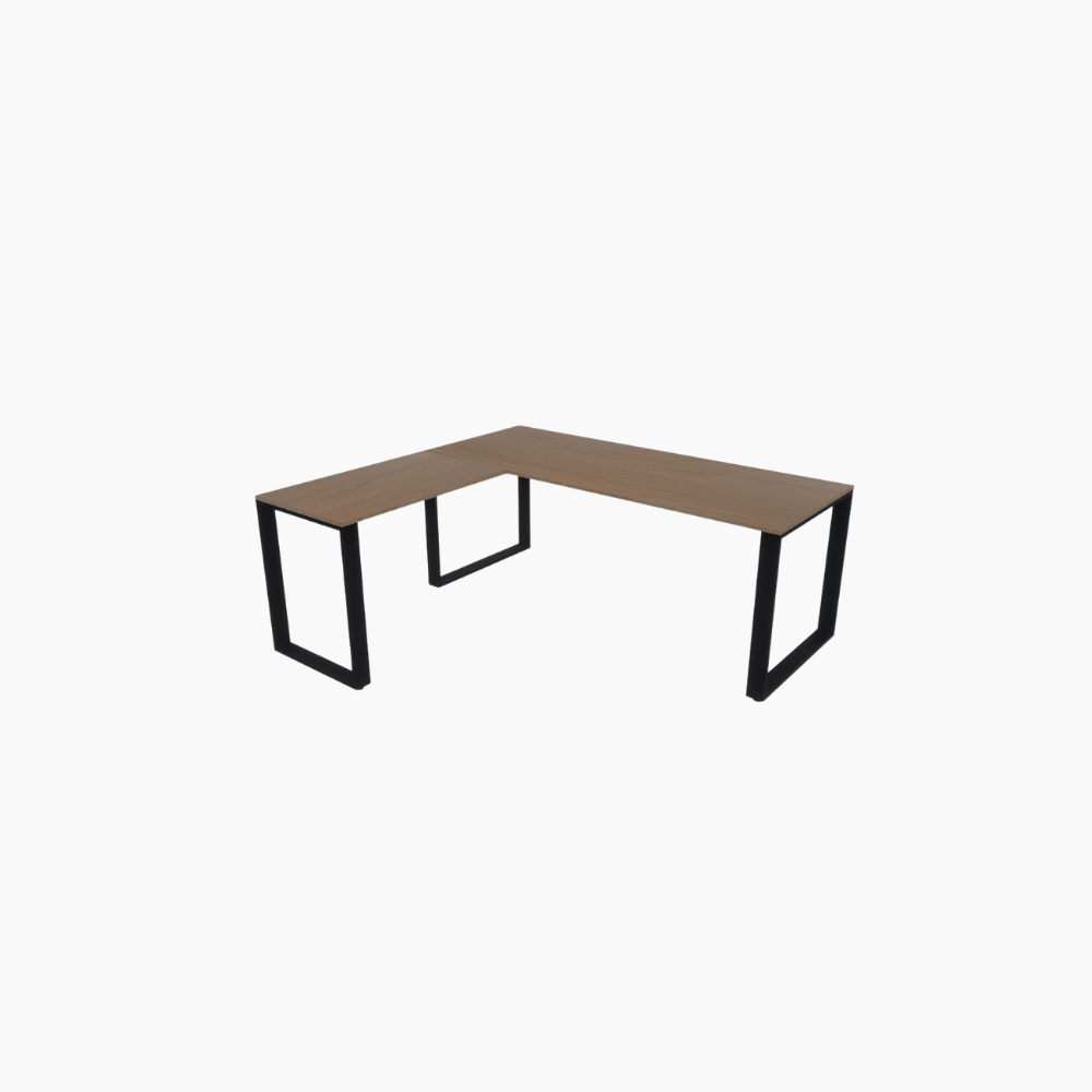 Scrivania con allungo  cm200X180 Top Noce