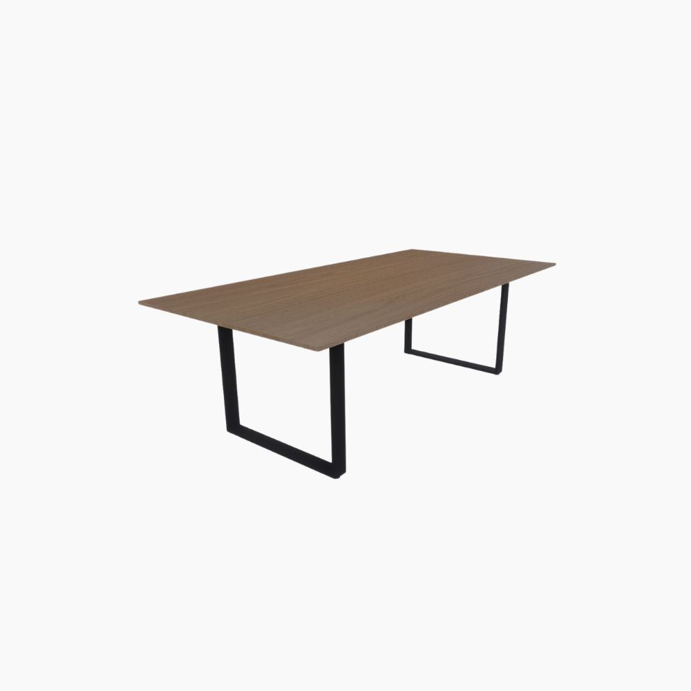 Tavolo Riunione cm240x120 Top Noce