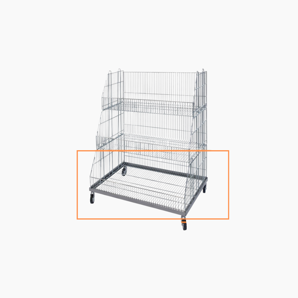 Base para cesta mediana boca de lobo