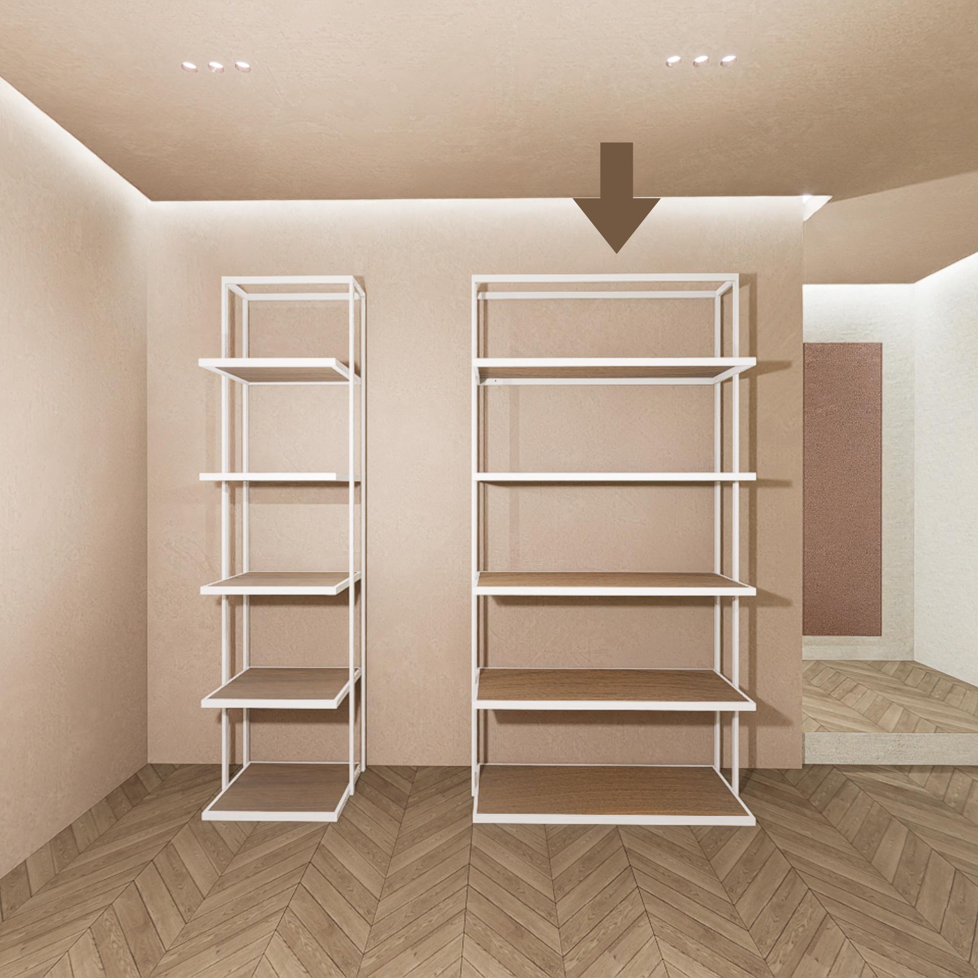 Struttura Autoportante cm 100*240h White