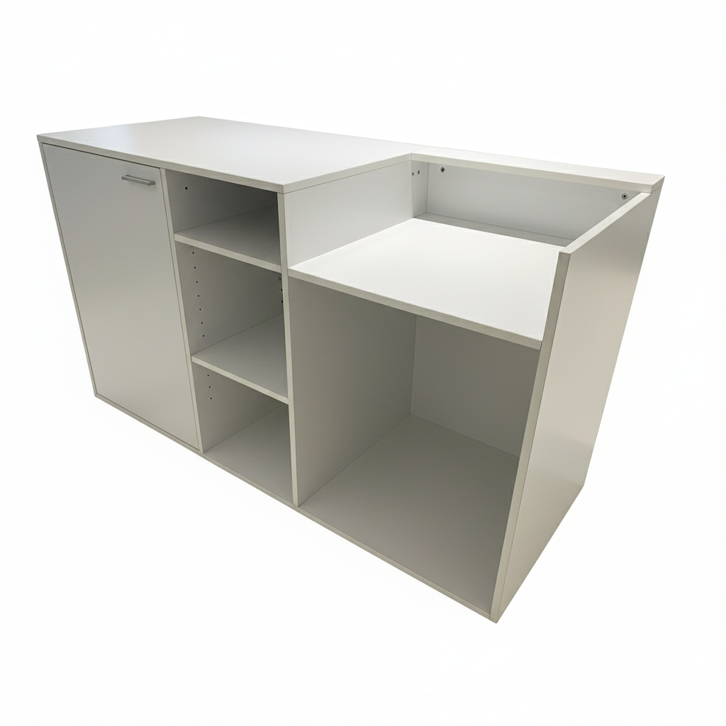 cash desk cn160 white 160*60*90h