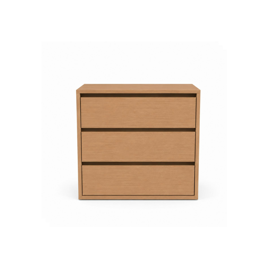 CHEST OF DRAWERS WITH OAK GROOVE 50*41*62H