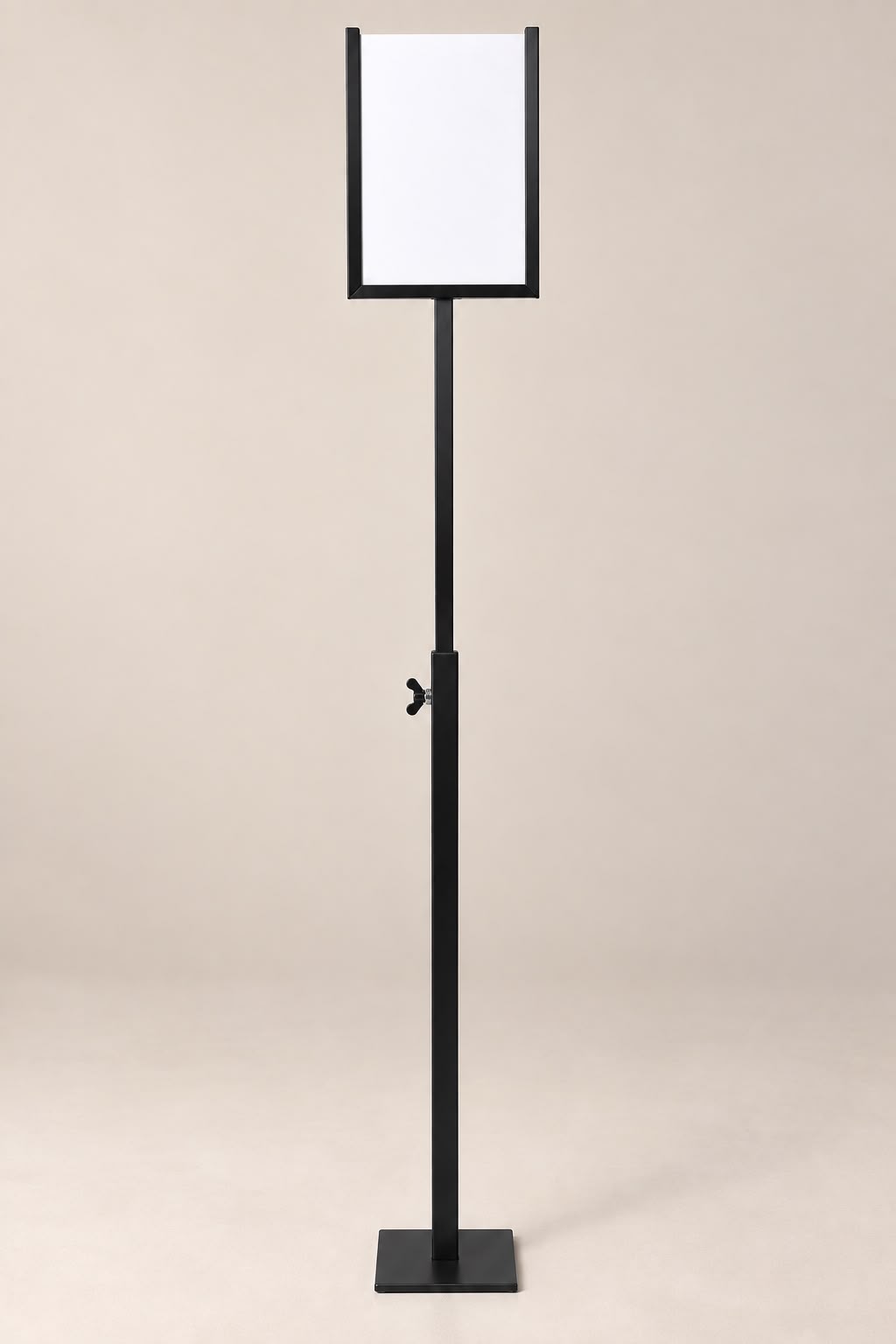 Espositore Portaprezzo Cartello Nero A5 H70 cm BH093BK