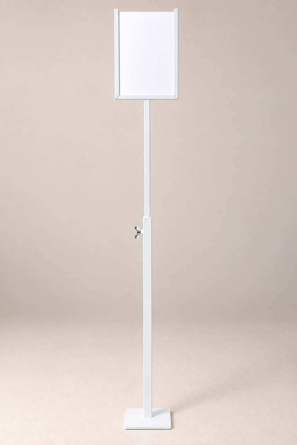 Espositore Portaprezzo Cartello Bianco A5 H70 cm BH093WH