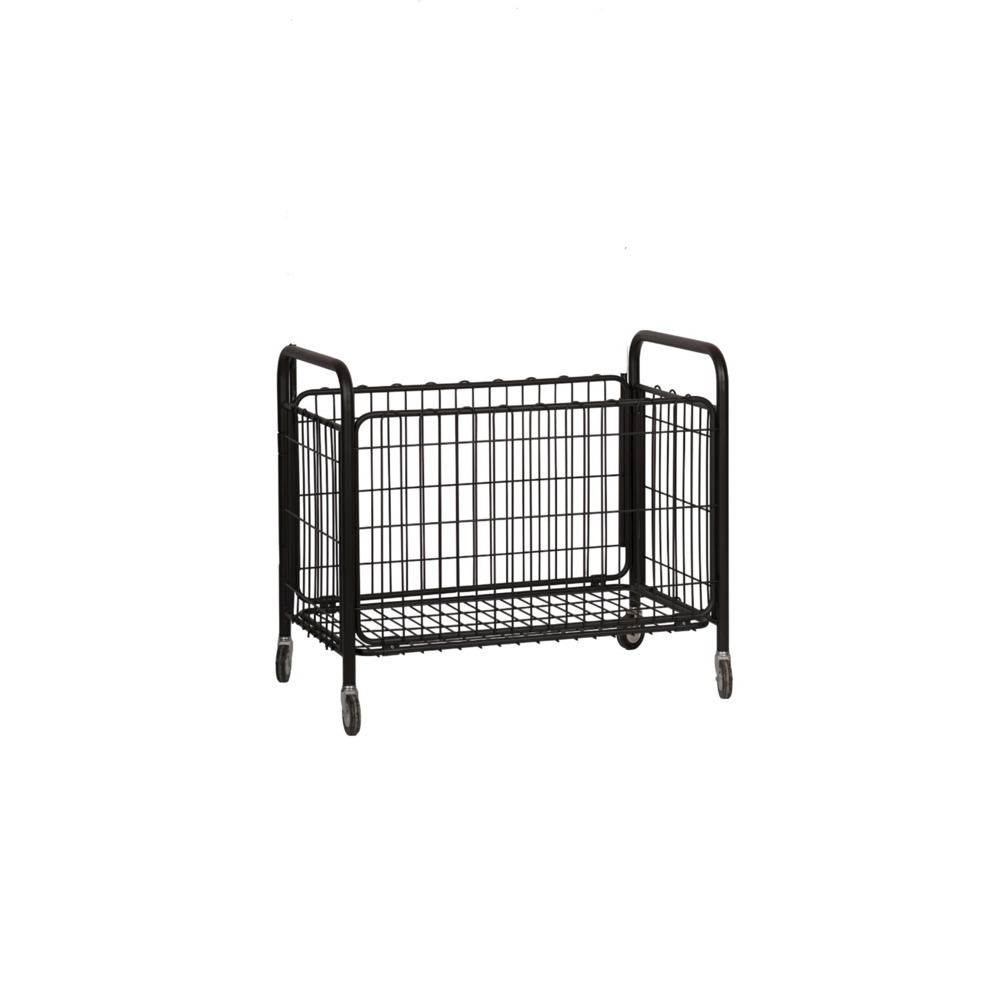 Carrello Tubolare Nero con ruote 715