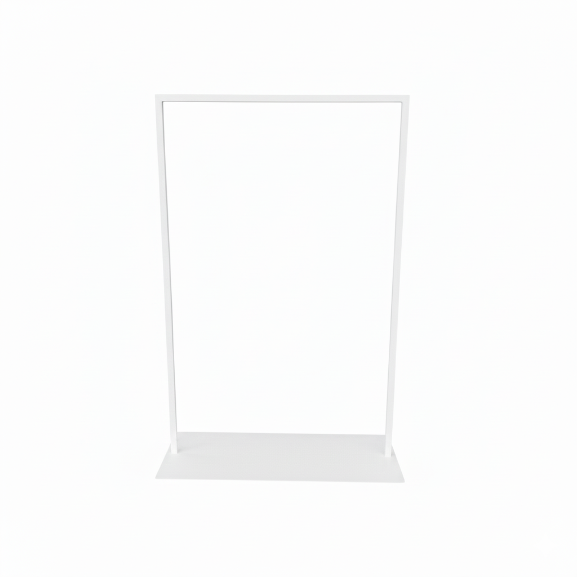 Stender con piastra bianco cm100x150h
