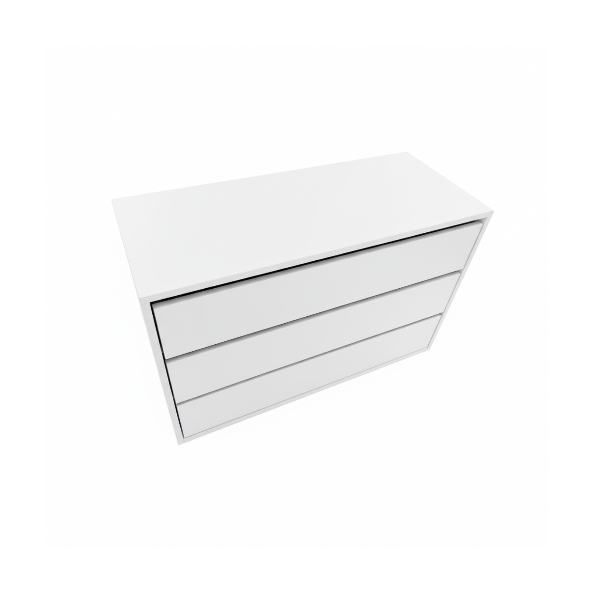 Cassettiera con Gola Bianca cm 100x41 h62