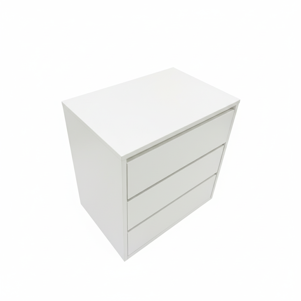 Cassettiera con Gola Bianca cm60x41 h62