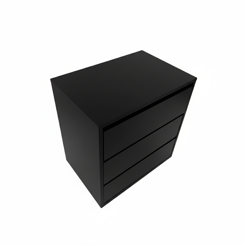 Cassettiera con Gola Nera cm60x41 h62