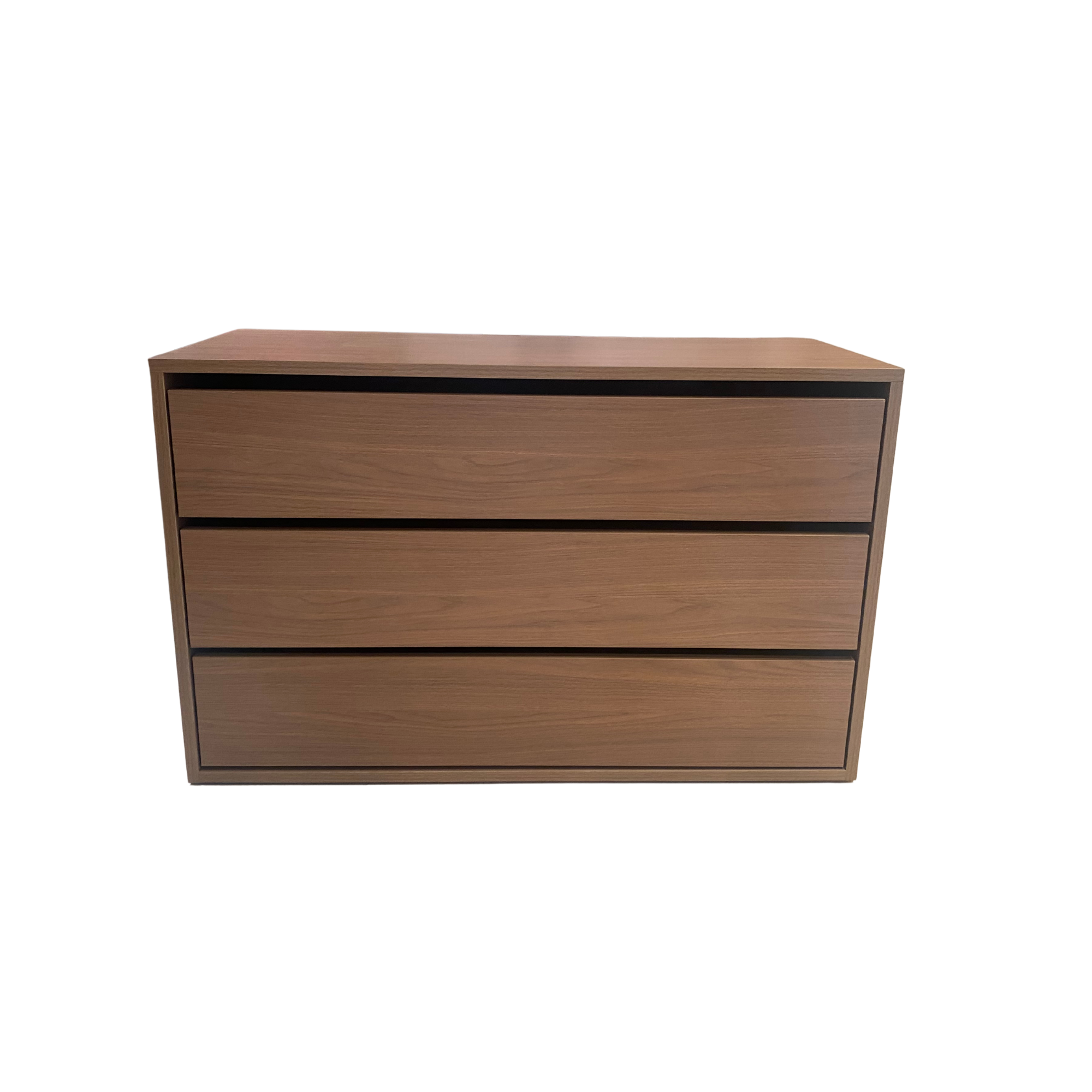 CHEST OF DRAWERS WITH WALNUT GROOVE 90*41*62H