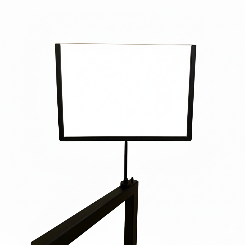 Portacartello/Prezzi  A4 calamitato nero per Stender