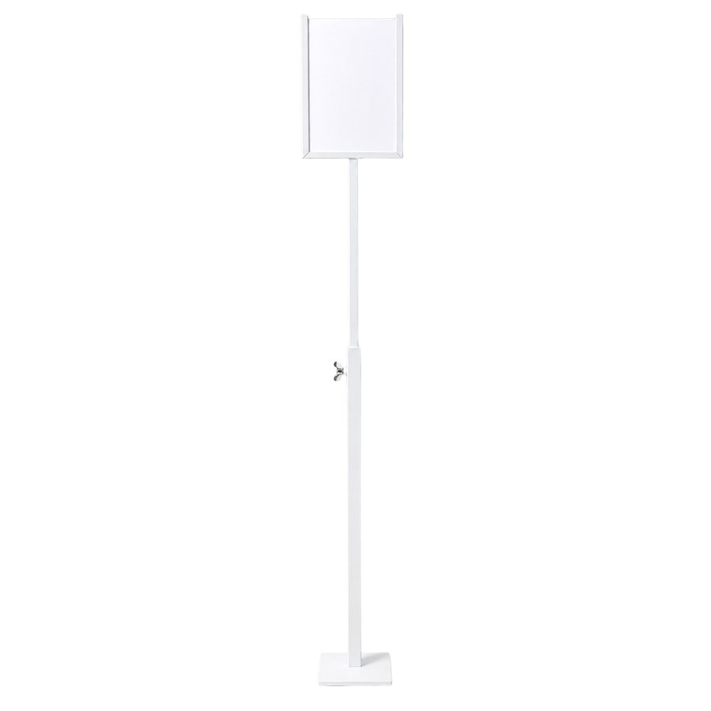 Espositore Portaprezzo Cartello Bianco A5 H70 cm BH093WH