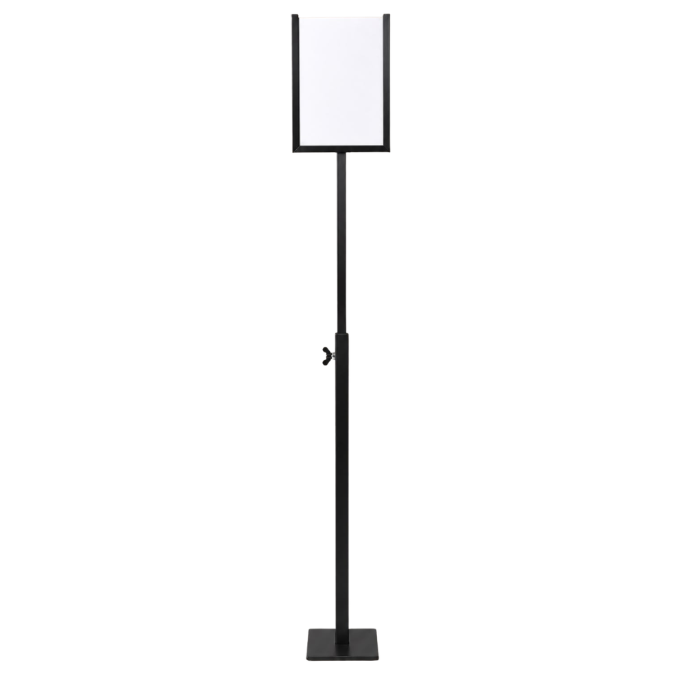 Espositore Portaprezzo Cartello Nero A5 H70 cm BH093BK