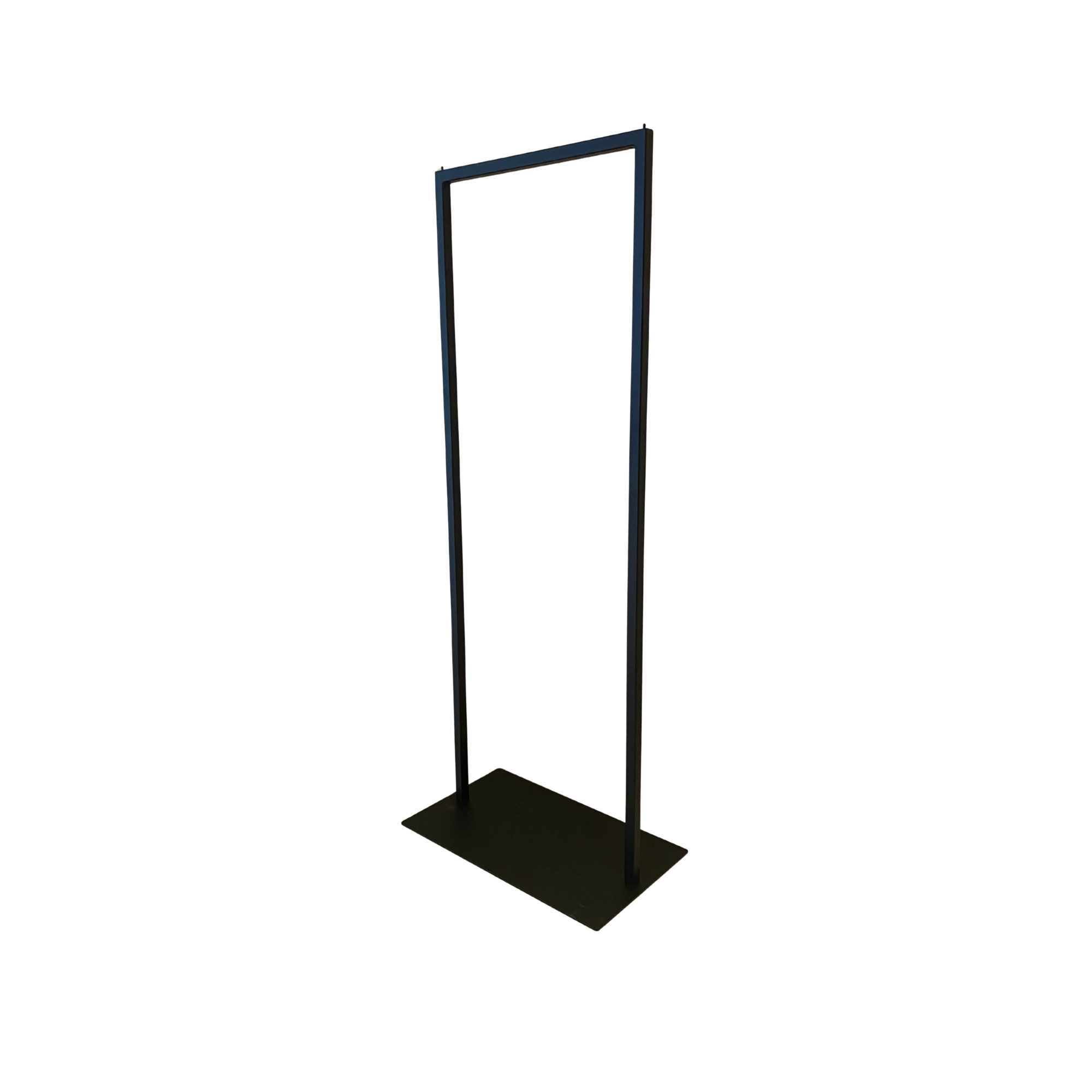 Stender con Piastra Nero cm60x150h