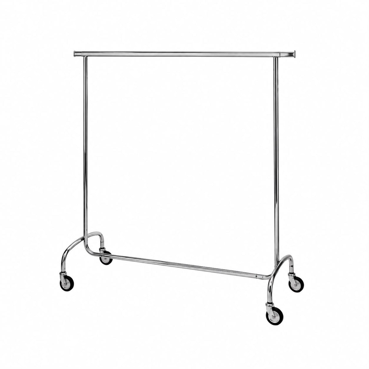 Stender Appendiabiti R80 Cromato con Ruote/ Prolunghe Laterali